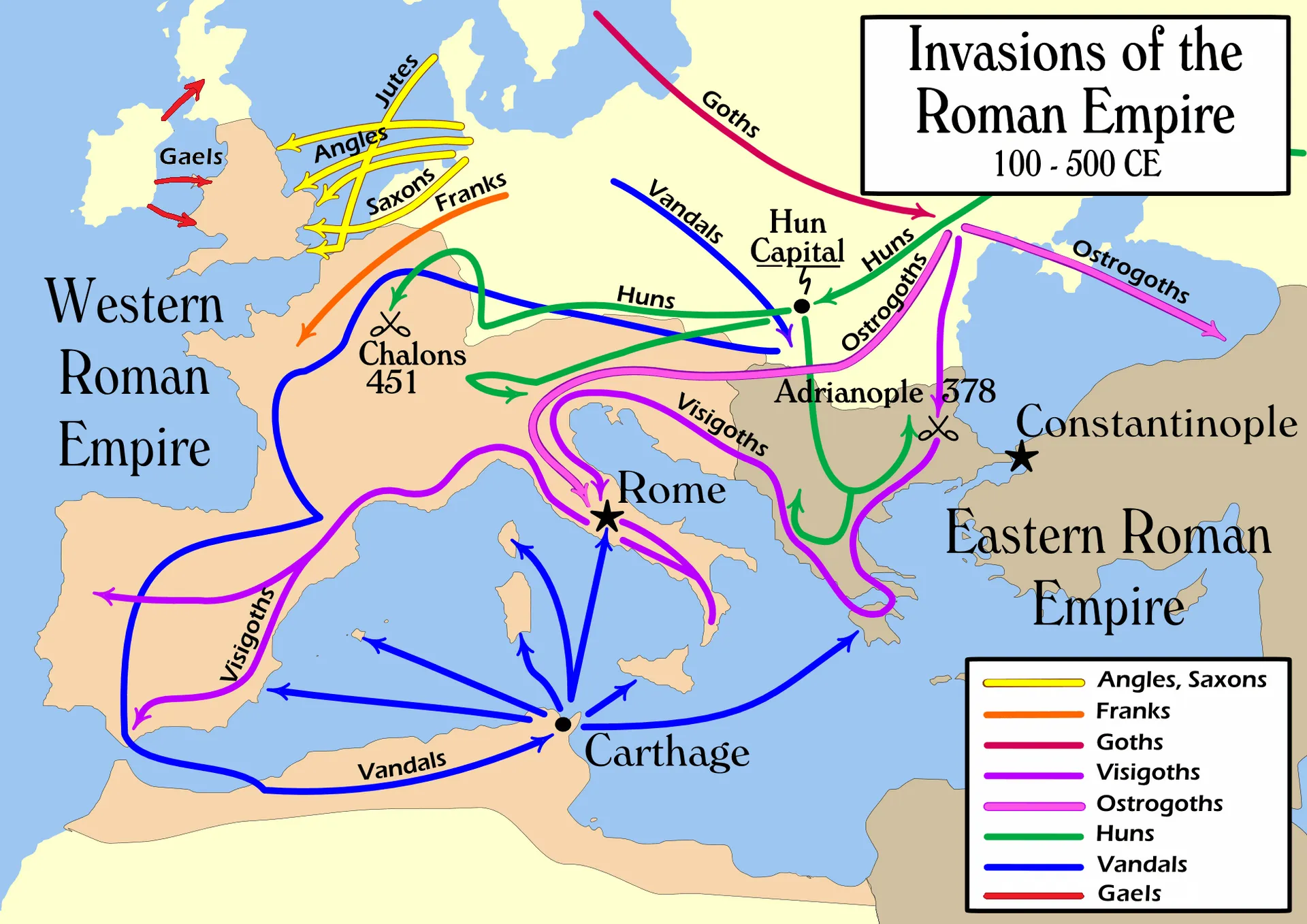 End of the Western Roman Empire historical image 1