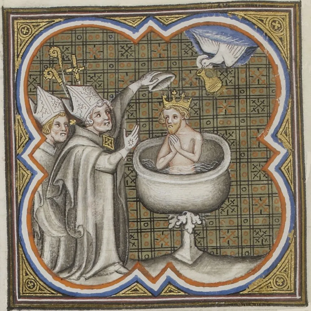 Baptism of Clovis historical image 1