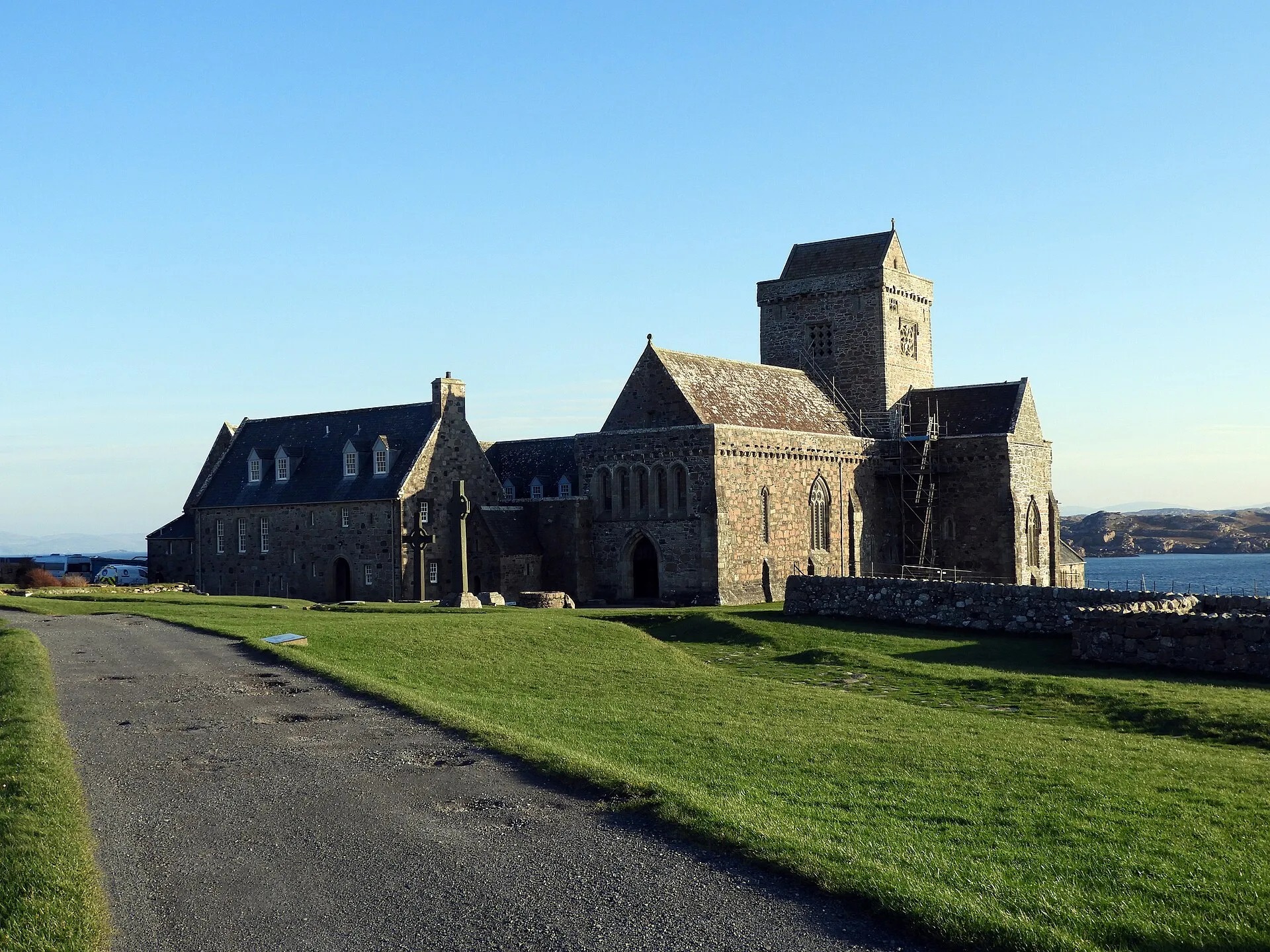 Columba founds Iona historical image 1