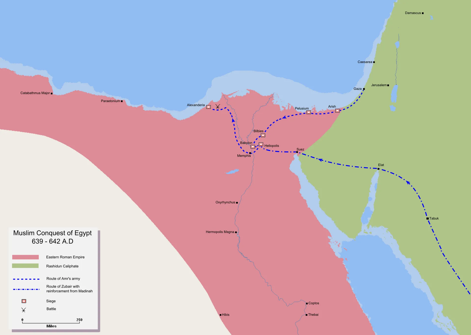 Arab conquest of Egypt historical image 1