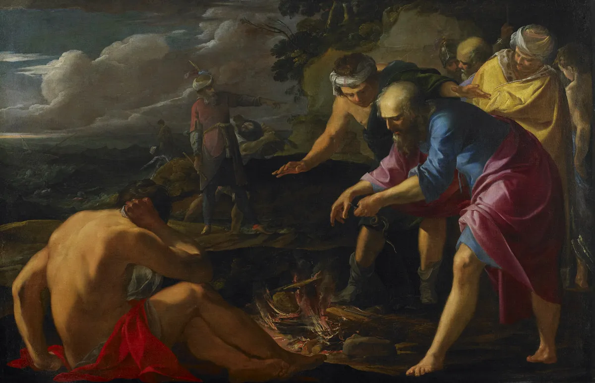 Paul shipwrecked on Malta and taken to Rome historical image 1