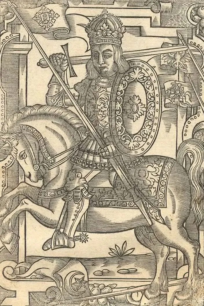 Mindaugas of Lithuania baptised historical image 1