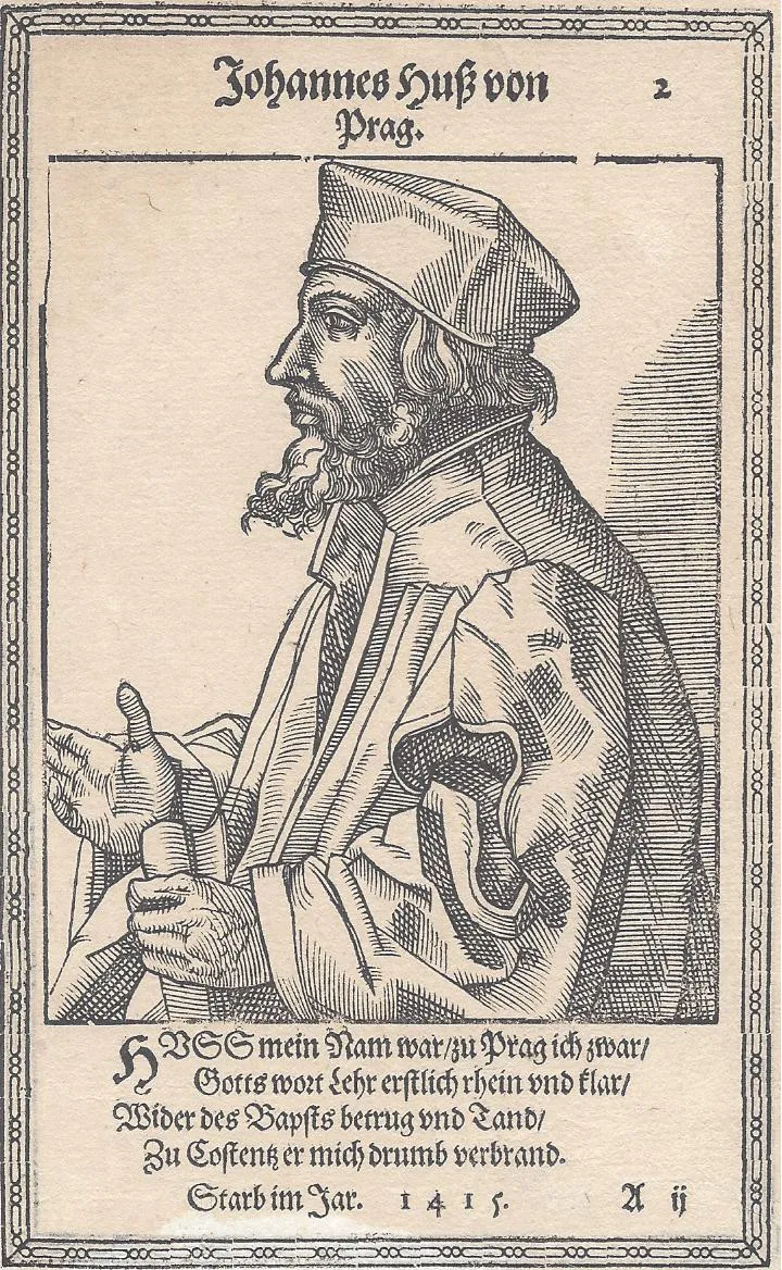 Execution of Jan Hus historical image 1
