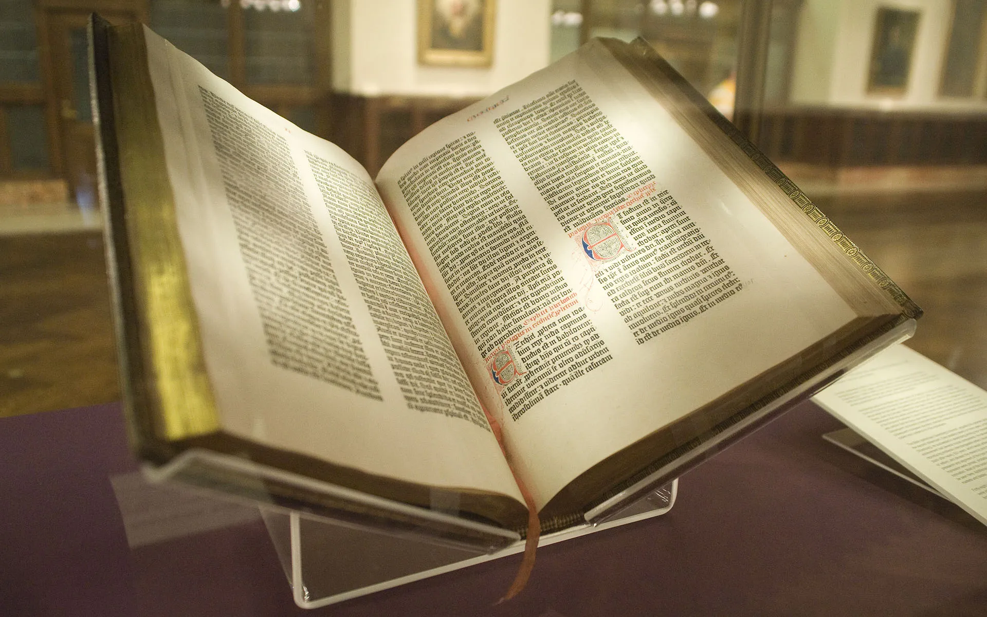 Gutenberg Bible historical image 1