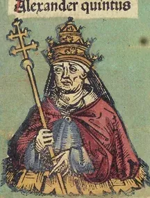 Portrait of Antipope Alexander V