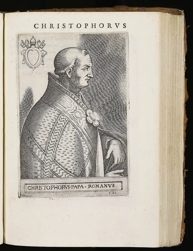 Portrait of Antipope Christopher