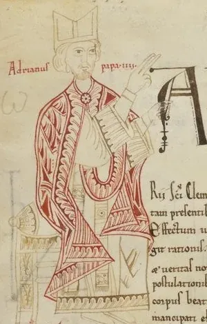 Portrait of Pope Adrian IV