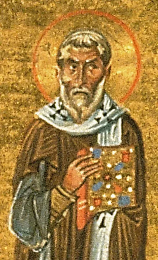 Portrait of Pope Agatho