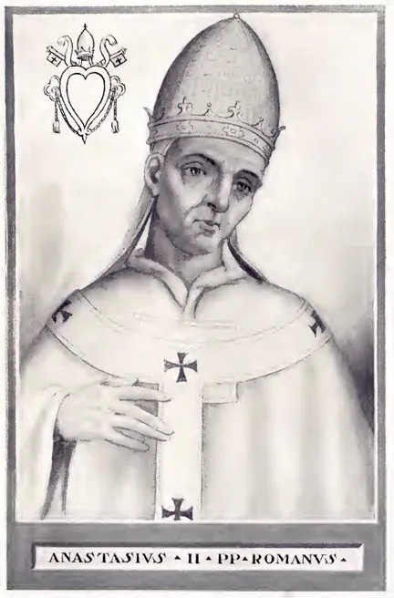 Portrait of Pope Anastasius II