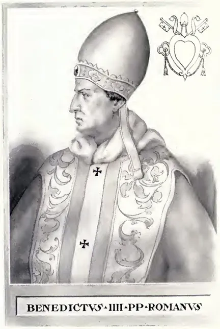 Portrait of Pope Benedict IV