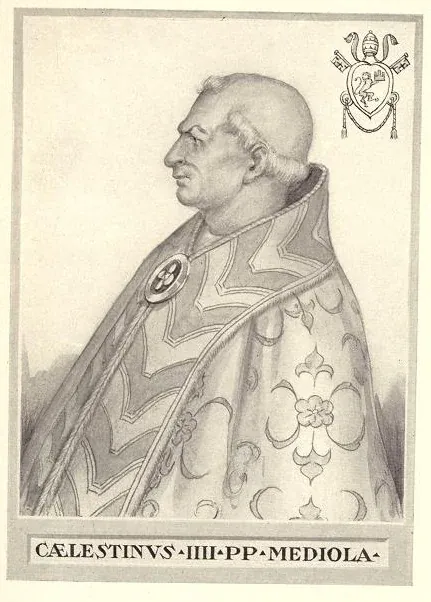 Portrait of Pope Celestine IV