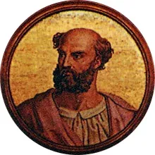 Portrait of Pope Damasus II