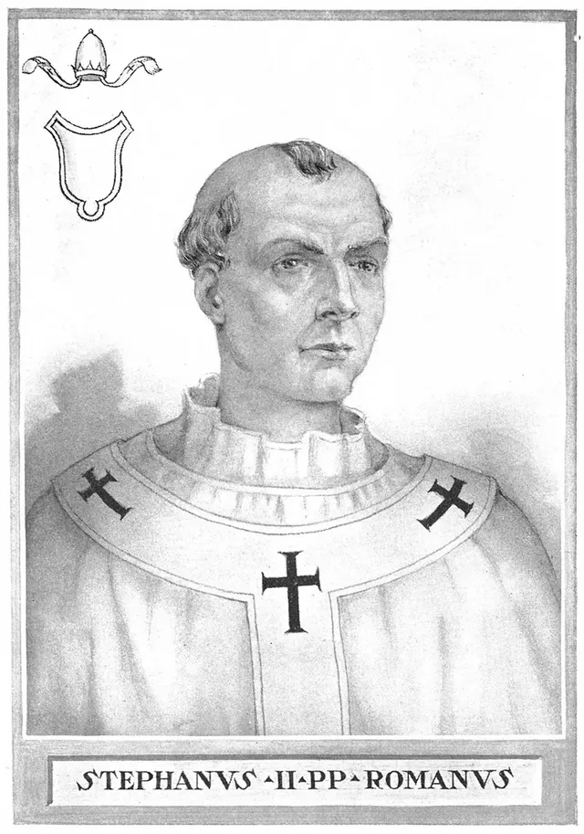 Portrait of Pope-elect Stephen