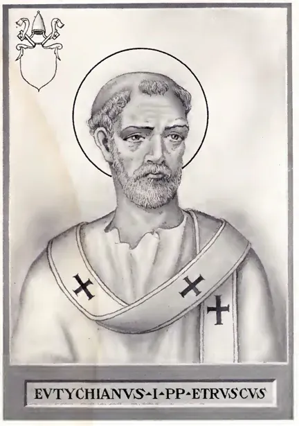 Portrait of Pope Eutychian