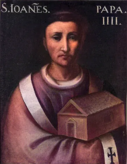 Portrait of Pope John IV