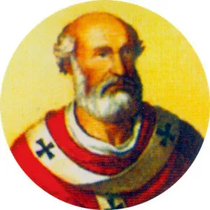 Portrait of Pope Lando