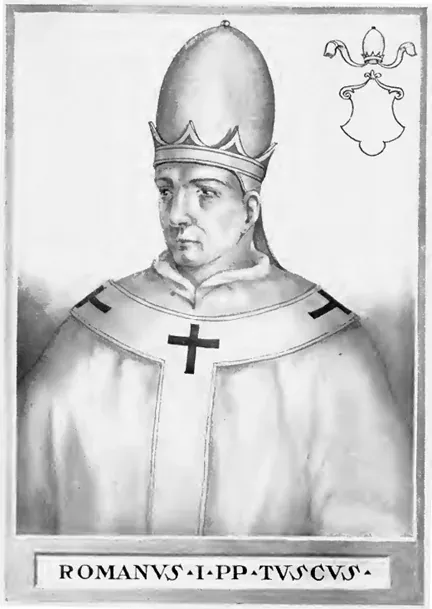 Portrait of Pope Romanus