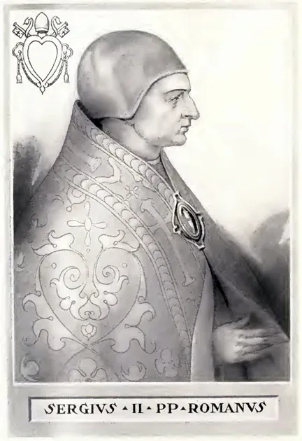 Portrait of Pope Sergius II