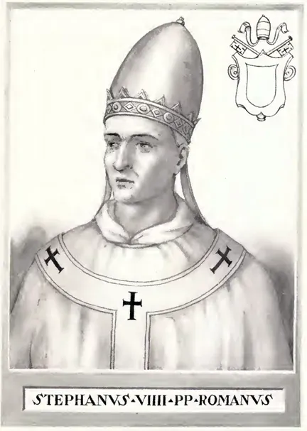 Portrait of Pope Stephen VIII