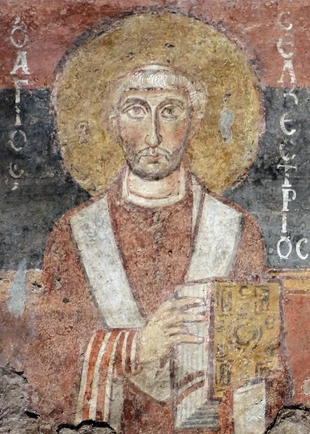 Portrait of Pope Sylvester I