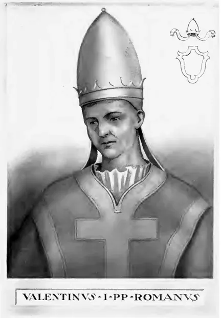 Portrait of Pope Valentine